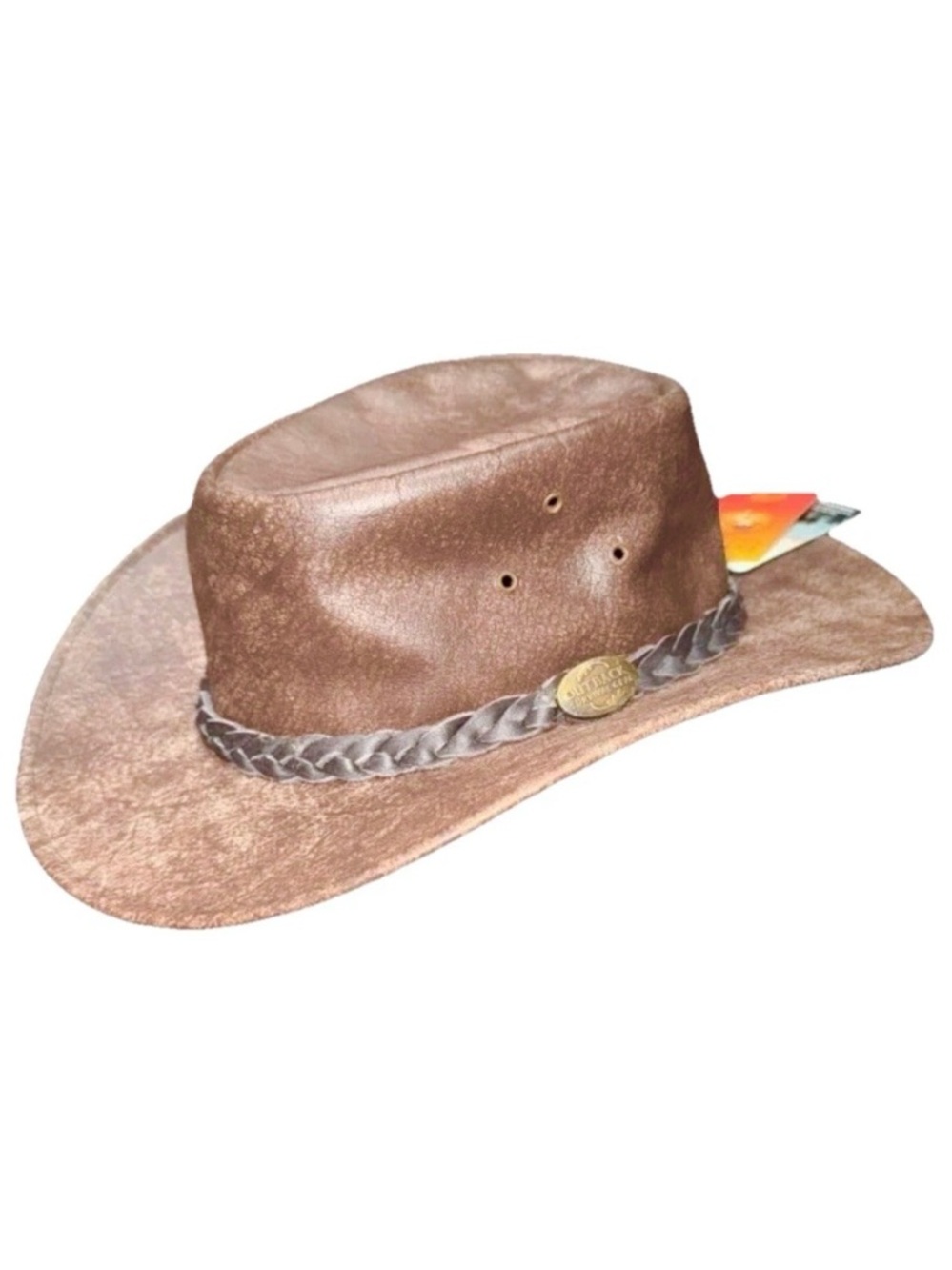 🤠👢 OUTBACK SURVIVAL GEAR *NWT* Leather Maverick‎ Cowboy Hat Hickory | Sz M